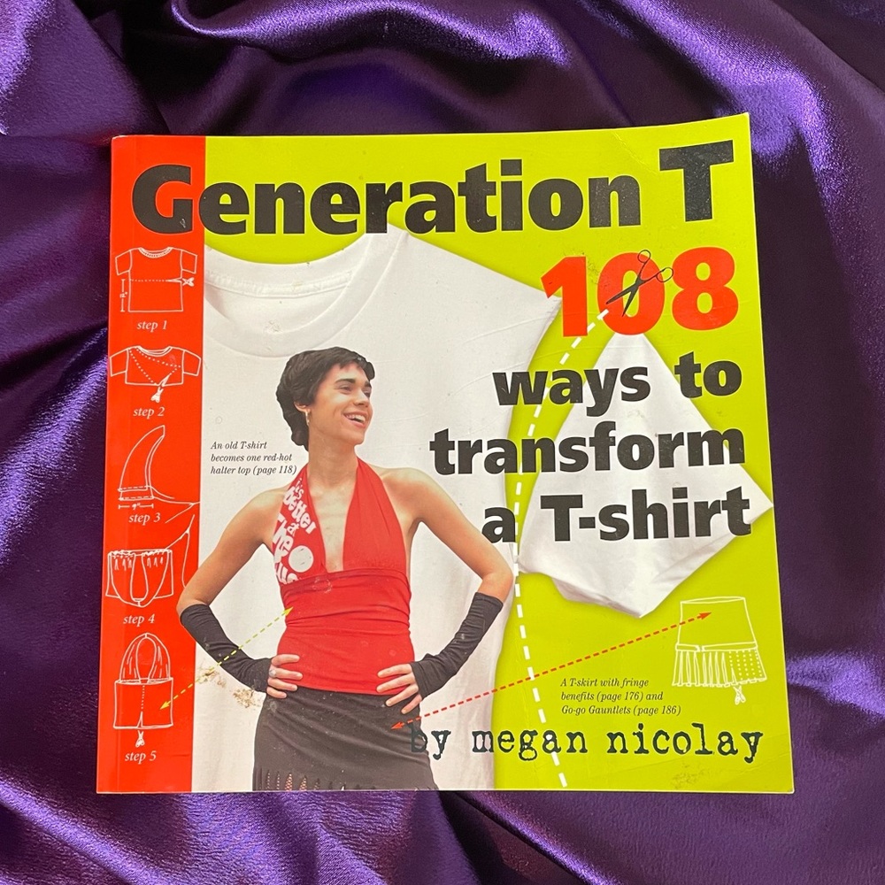 Upcycled DIY t-shirt craft book